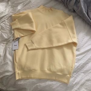 Yellow TNA Mock Neck Sweatshirt 💛